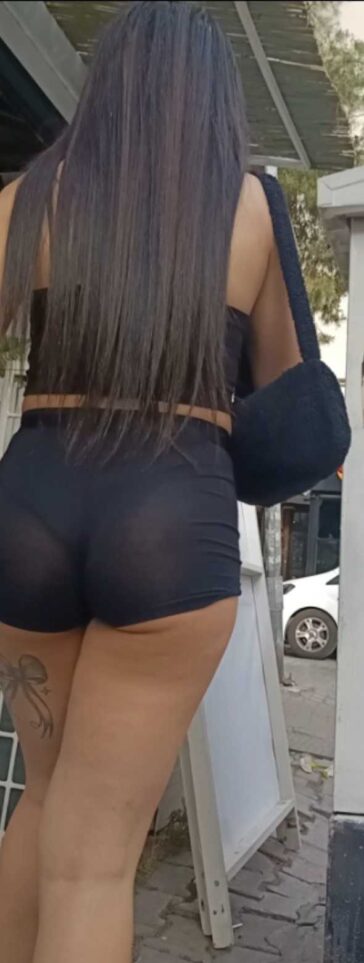 See Thru Shorts Candid Girl