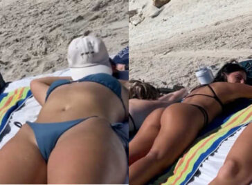 College Girl Shows Candid Camel Toe