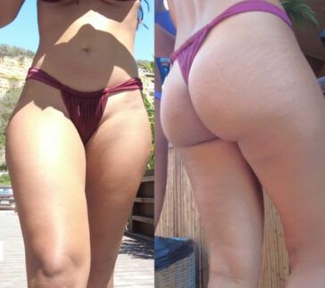 Great Body Candid Girl In Thong