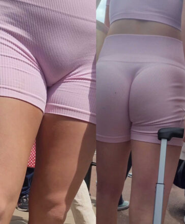 Pink Outfit Teen Front And Back