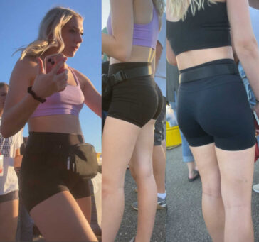 Sexy creepshot teens in shorts
