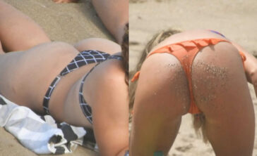Short beach creepshot compilation