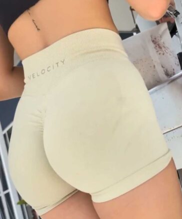 Epic ass in gym shorts