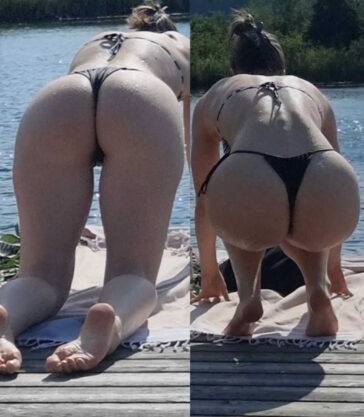 Epic ass thonged girl creepshot
