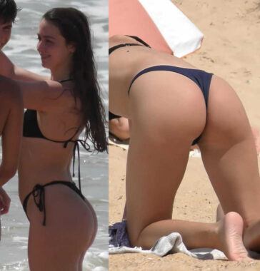 Hot chicks on the beach short comp