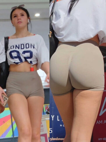 Teen pawg in shorts
