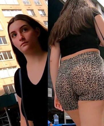 Cheetah biker shorts pawg