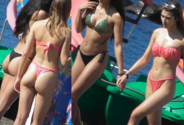 Beautiful body teens in bikini and thong