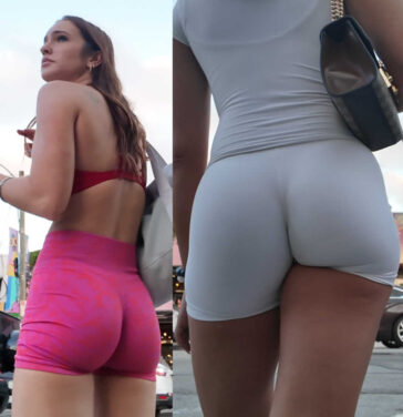 Busted by duo baddies in shorts