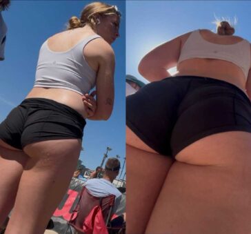 Pawg teen in black bikini