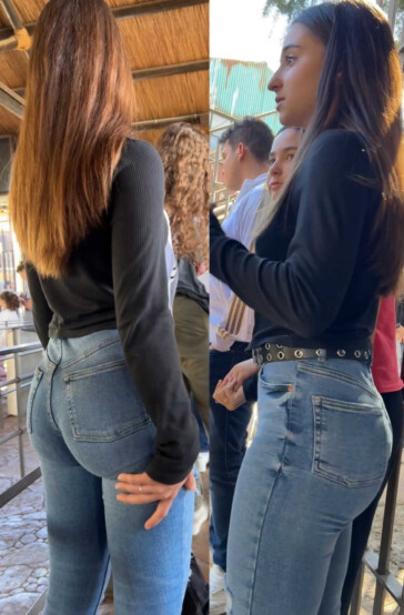 Sexy ass teen creepshot in jeans