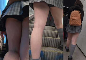 Upskirting schoolgirl creepshot