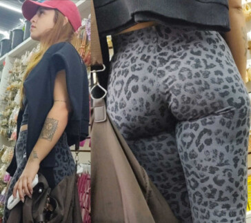 Hot redhead jiggle ass