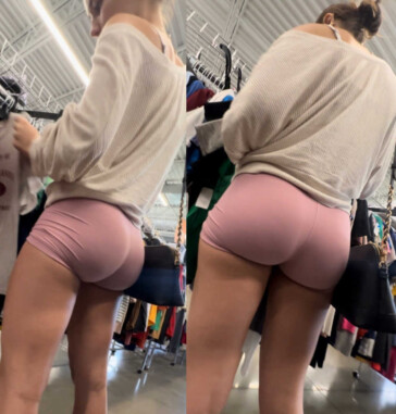 Pink shorts pawg