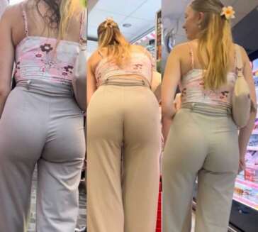 Beige pants wedgie epic vtl